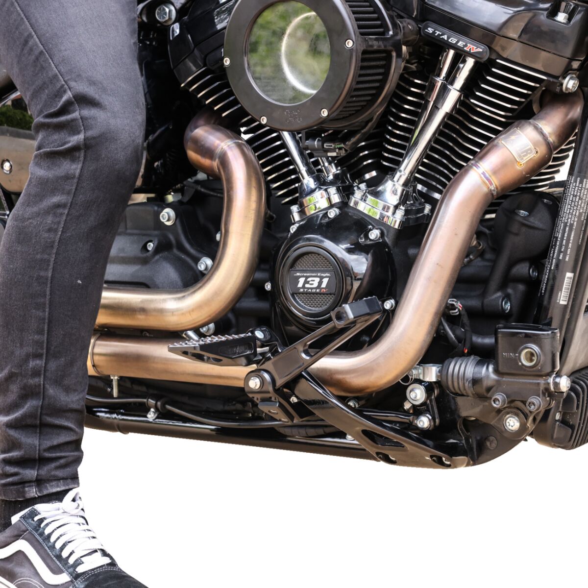Thrashin Supply Co. Brake Arm, Black - 18+ Softail Brake Pedals & Parts Thrashin Supply Co.