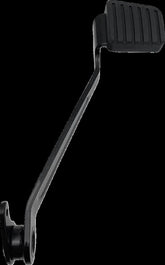 Drag Specialties Brake Pedal Rear Black Softail Brake Pedals & Parts Drag Specialties