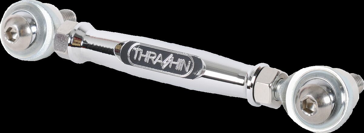 Thrashin Supply Co. Adjustable Brake Linkage, Chrome - 18+ Softail Brake Pedals & Parts Thrashin Supply Co.