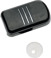 Drag Specialties Pedal Brk Sweeper Blk BRAKE PEDAL PADS-COVERS Drag Specialties
