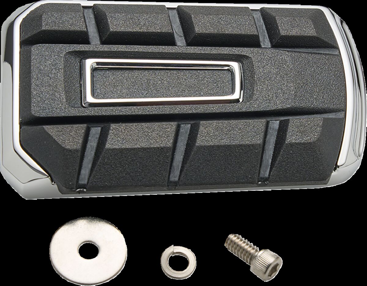 Ciro Brake Pad Chicane Chrome Brake Pedal Pads Covers Ciro