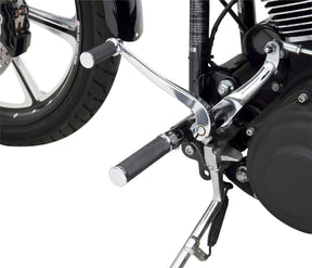 Drag Specialties Pegs Hotop Chr/Rub FOOTPEGS + PARTS Drag Specialties