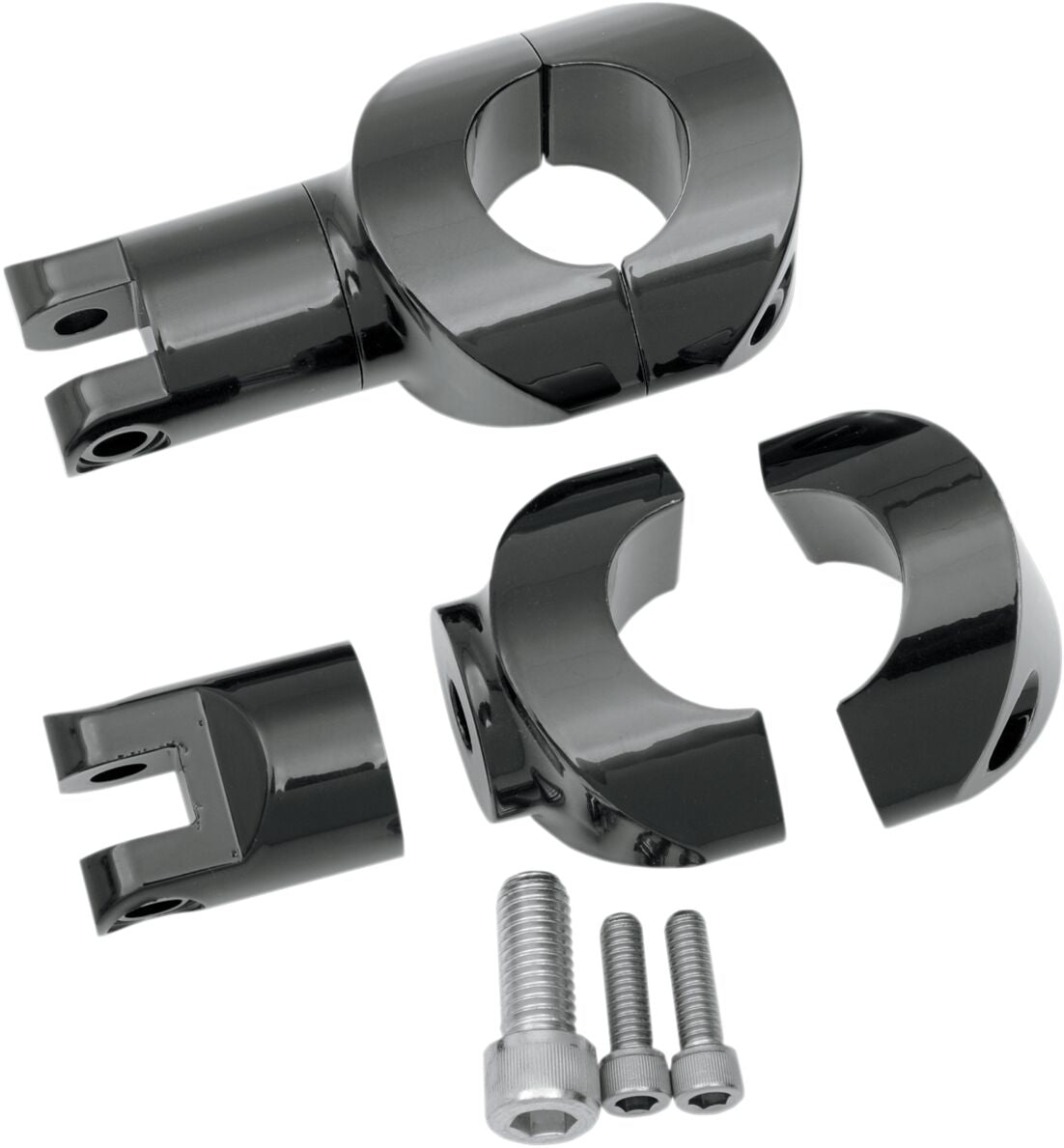 Drag Specialties Mount Footpeg Bgbuflo Bk FOOTPEGS + PARTS Drag Specialties