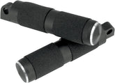 Accutronix Footpegs Male W/Rubber Bk FOOTPEGS + PARTS Accutronix