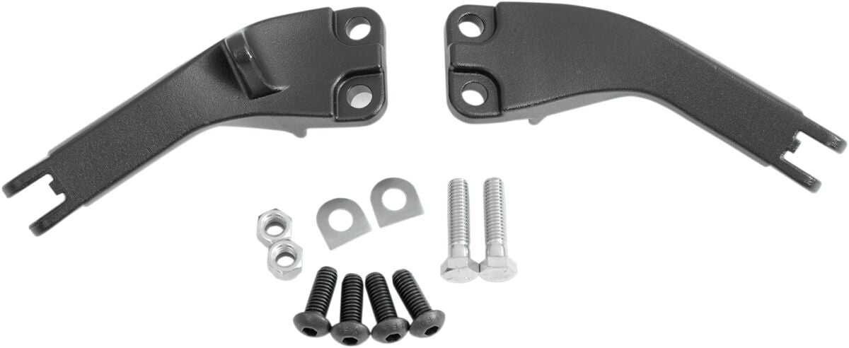 Drag Specialties Passenger Footpeg Mount Kit Black Foot Pegs Drag Specialties