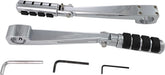 Rivco Products Peg Mnt Frame 1.25 Adj Chr HIGHWAY BARS + PEGS Rivco Products