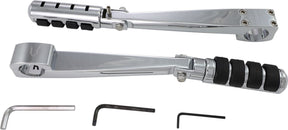 Rivco Products Peg Mnt Frame 1.25 Adj Chr HIGHWAY BARS + PEGS Rivco Products