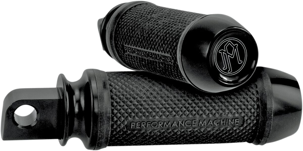 Performance Machine (Pm) Footpeg Elite Sftl Blk FOOTPEGS + PARTS Performance Machine