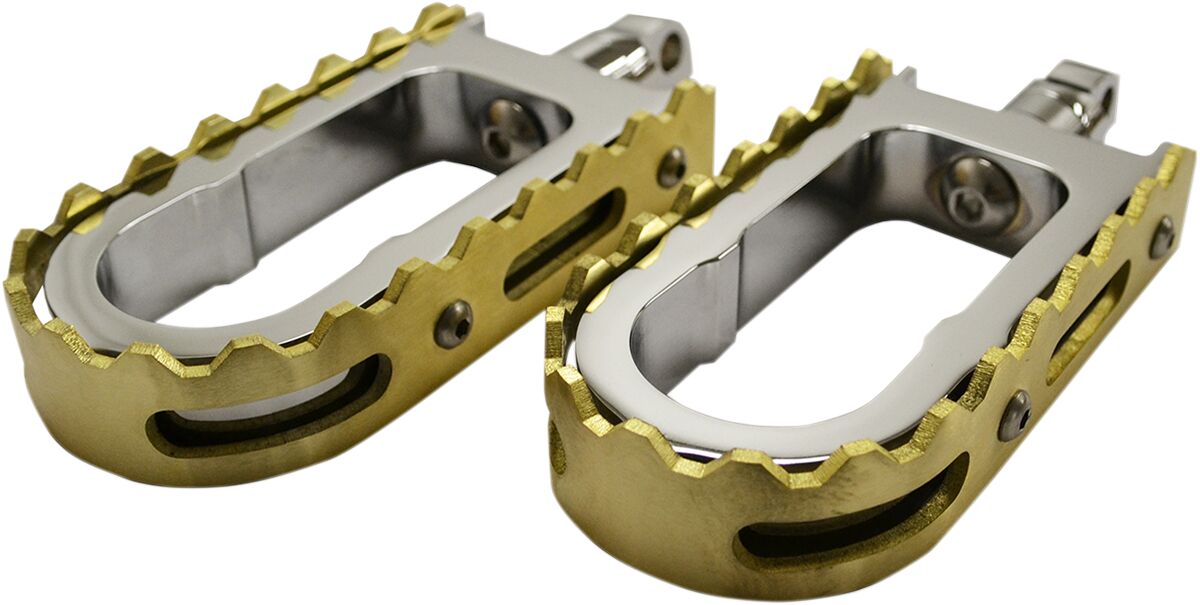 La Choppers Footpegs Bmx Chr/Brass FOOTPEGS + PARTS La Choppers
