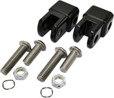 La Choppers Adapters Footpeg Male Bk FOOTPEGS + PARTS La Choppers