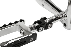 La Choppers Adapters Footpeg Male Bk FOOTPEGS + PARTS La Choppers