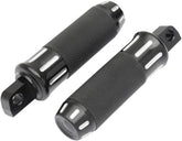 Drag Specialties Footpegs Custom Blk Cut FOOTPEGS + PARTS Drag Specialties