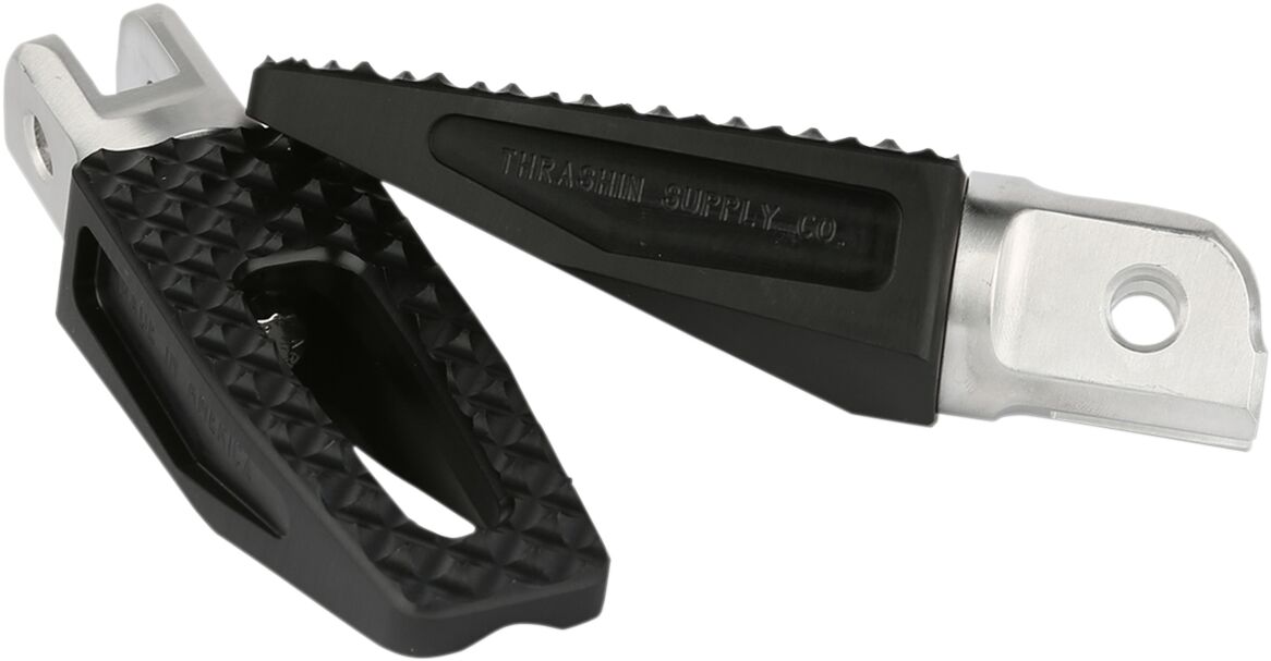 Thrashin Supply Co. Footpegs Fr P54 Blk Slim Thrashin Supply Co.