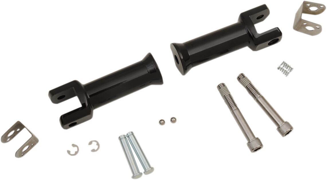 Drag Specialties Mount Pass Pg Blk St18 Foot Pegs Drag Specialties