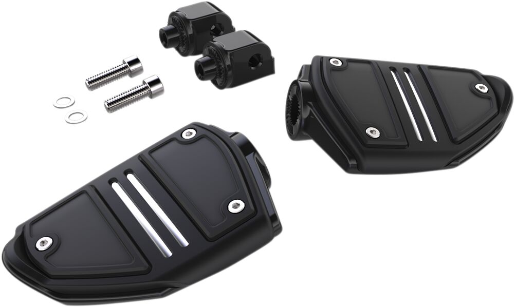 Ciro Footpeg T Rail Mnt St Blk FOOTPEGS + PARTS Ciro