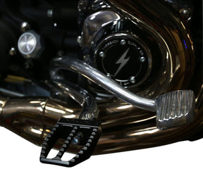 Thrashin Supply Co. Militant Peg, Black - 84+ Sportster & Dyna & FXR & Softail & Touring (Front) Foot Pegs Thrashin Supply Co.