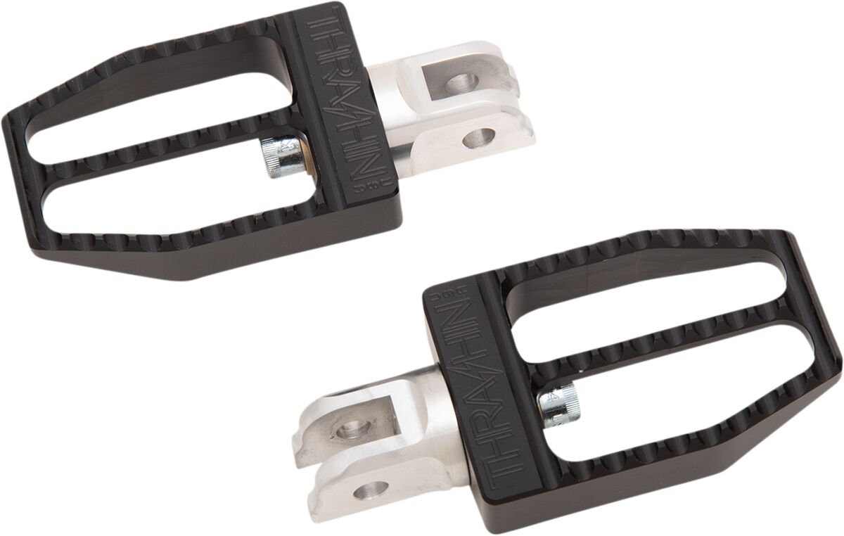Thrashin Supply Co. Militant Peg, Black - 18+ Softail (Front) Foot Pegs Thrashin Supply Co.