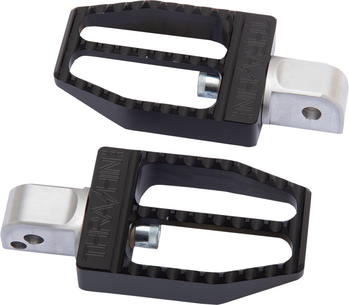 Militant Peg, Black - 18+ Softail (Rear) Foot Pegs Thrashin Supply Co. Default Title