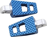 P-54, Blue - Milwaukee 8 Softail (Rear) Foot Pegs Thrashin Supply Co. Default Title