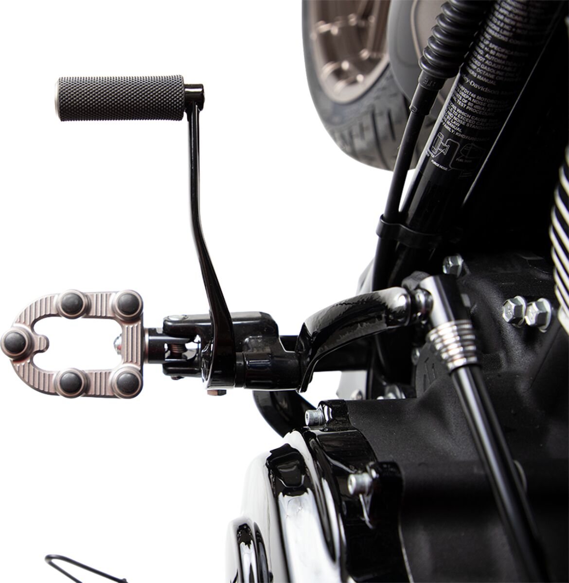 Arlen Ness Shift Peg Knurled Titanium FOOTPEGS + PARTS Arlen Ness
