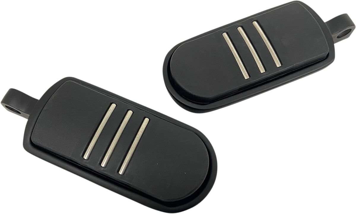 Rivco Products Pegs Custom Matte Blk FOOTPEGS + PARTS Rivco Products
