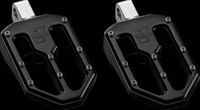 Pro One Perf.Mfg. Peg Blk Moto V1 Male Mnt FOOTPEGS + PARTS Pro One Perf.Mfg.
