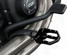 Pro One Perf.Mfg. Peg Blk Moto V1 Male Mnt FOOTPEGS + PARTS Pro One Perf.Mfg.