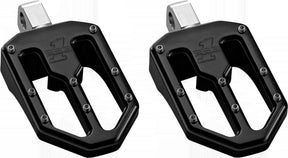 Pro One Perf.Mfg. Peg Blk Moto V1 Male Mnt FOOTPEGS + PARTS Pro One Perf.Mfg.