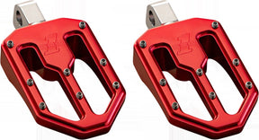 Pro One Perf.Mfg. Peg Red Moto V1 Male Mnt FOOTPEGS + PARTS Pro One Perf.Mfg.