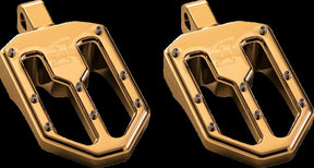 Pro One Perf.Mfg. Peg Gold Moto V1 Male Mnt FOOTPEGS + PARTS Pro One Perf.Mfg.