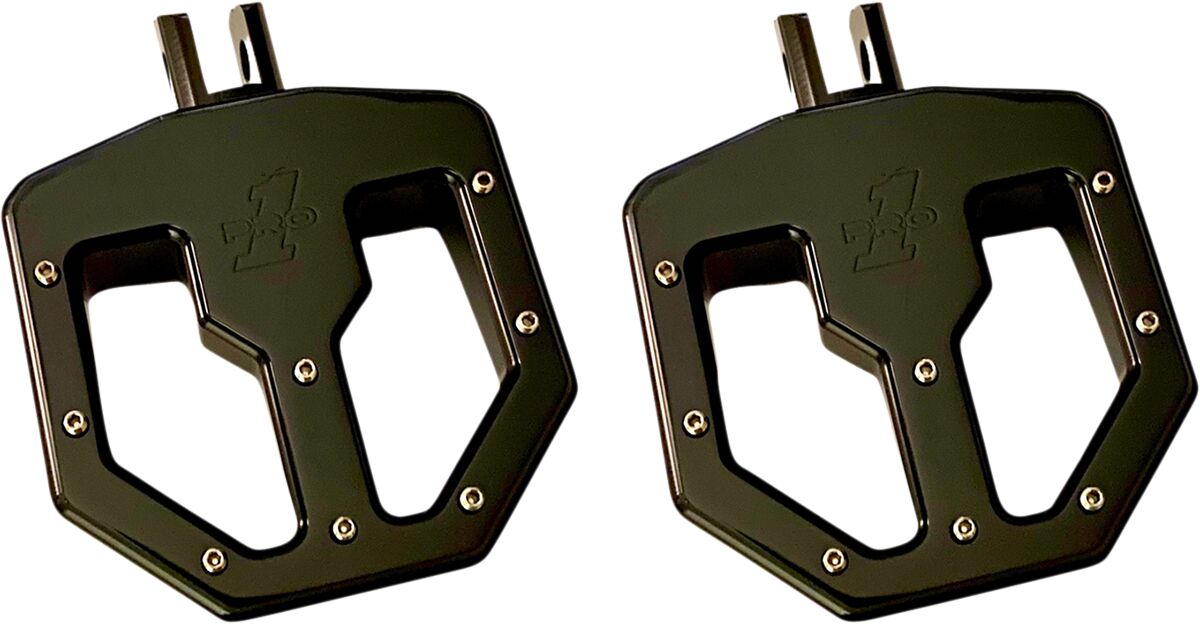 Pro One Perf.Mfg. Peg Blk.Bmx Mini Fb M8 St Foot Pegs Pro One Perf.Mfg.