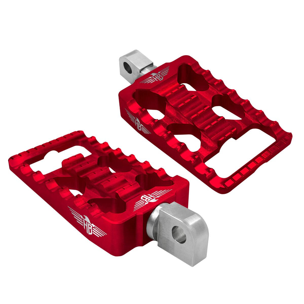 Heinz Bikes Footpegs Mx V1 Softail Xl Red Footpegs Heinz Bikes