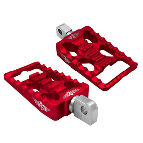 Heinz Bikes Footpegs Mx V1 Softail Xl Red Footpegs Heinz Bikes