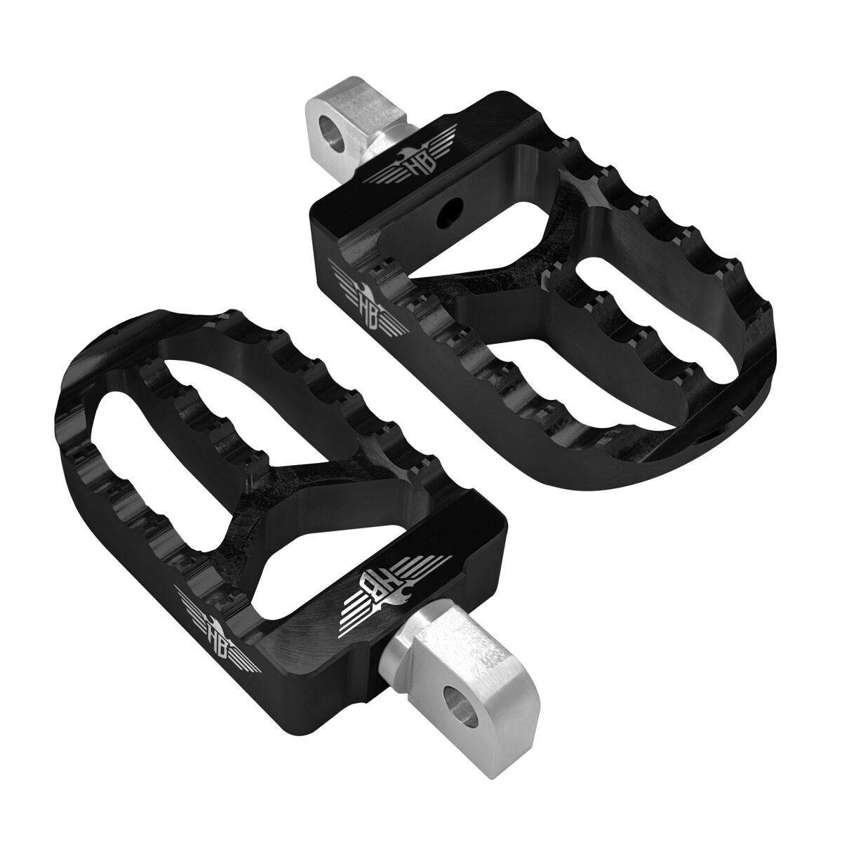 Heinz Bikes Footp Mx V2 Pas M8 Stl Bk Foot Pegs Heinz Bikes