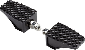 La Choppers Footpegs Perf M8 St Blk Foot Pegs La Choppers