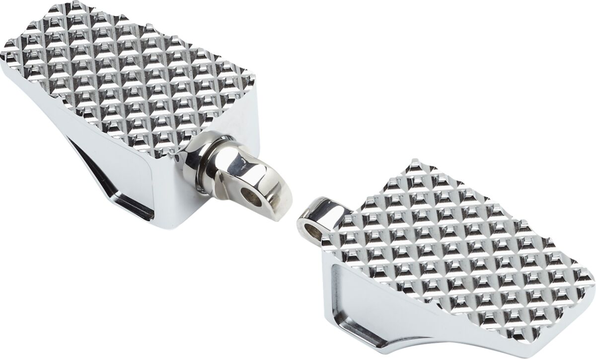 La Choppers Billet County Footpegs Original Clevis Chrome Foot Pegs La Choppers