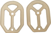 Drag Specialties Insert Rbr Qlfr Wht Foot Pegs Drag Specialties