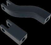 Drag Specialties Passenger Peg Mount Black Fx Foot Pegs Drag Specialties