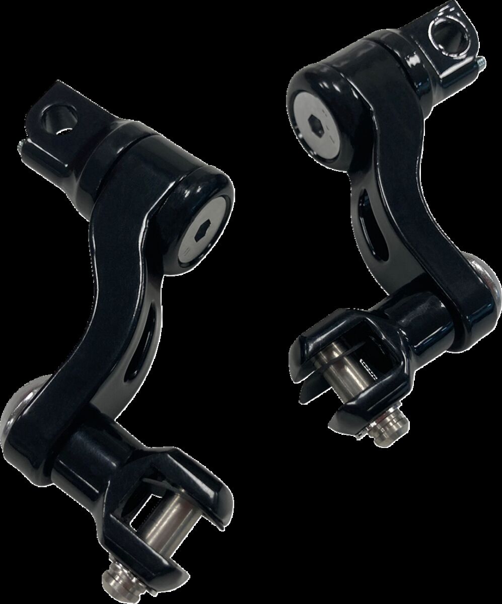 Drag Specialties Peg Mount Adjustable Pass.Blk. FOOTPEGS + PARTS Drag Specialties