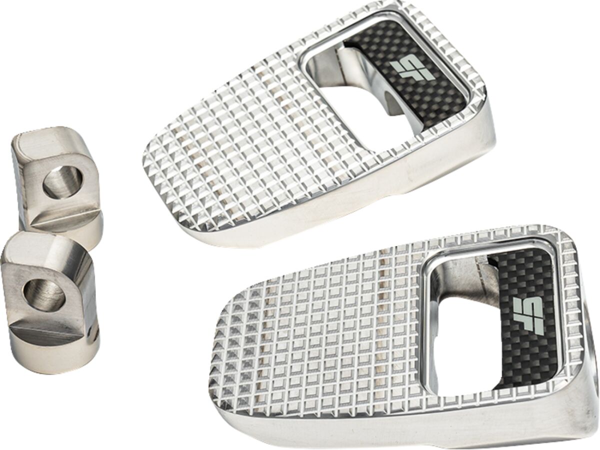 Foot Pegs Slyfox, Polished - Touring & Dyna & Sportster (Front) Foot Pegs Slyfox Performance Default Title
