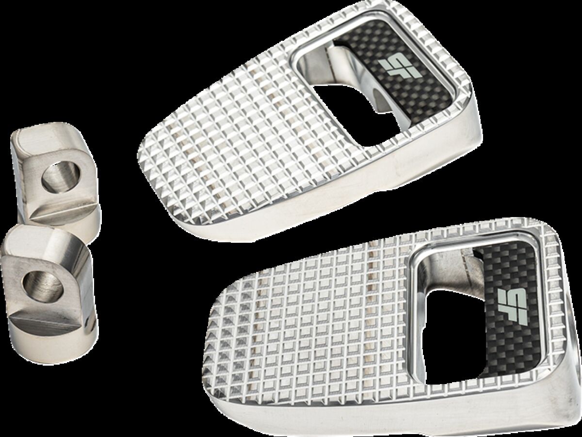 Slyfox Foot Pegs Slyfox, Polished - Touring & Dyna & Sportster (Front) Foot Pegs Slyfox