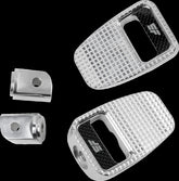 Slyfox Foot Pegs Slyfox, Polished - 18+ Softail (Rear) Foot Pegs Slyfox