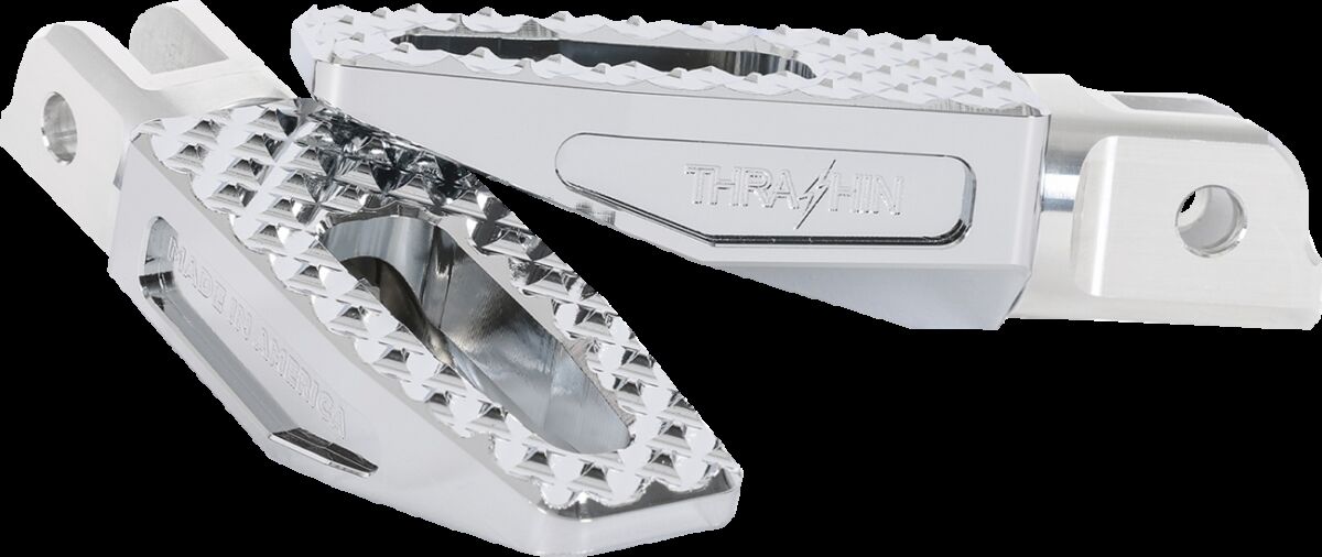 Thrashin Supply Co. P-54 Slims, Chrome - 18+ Softail (Front) Foot Pegs Thrashin Supply Co.
