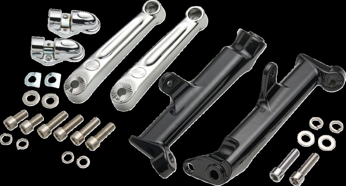 Ciro Frame Mounted Adjustable Highway Peg Mount Chrome Extended Foot Pegs Ciro