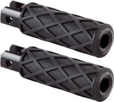 Diamond Footpegs, Black - 18+ Softail (Front) Foot Pegs Arlen Ness Default Title