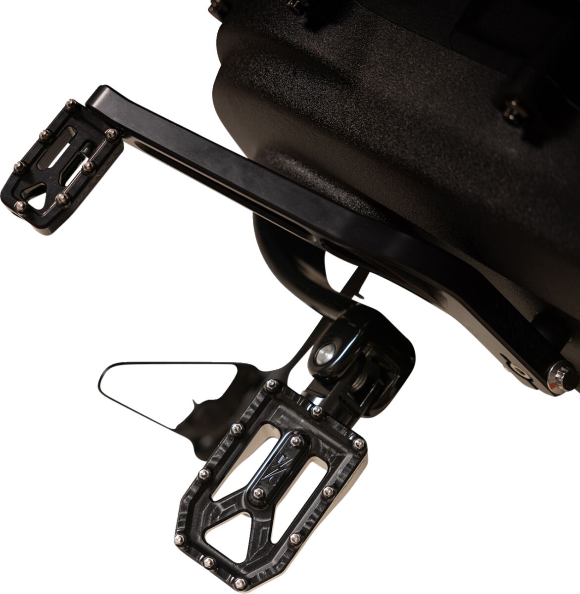 Thrashin Supply Co. Footpegs Aggressor Black FOOTPEGS + PARTS Thrashin Supply Co.