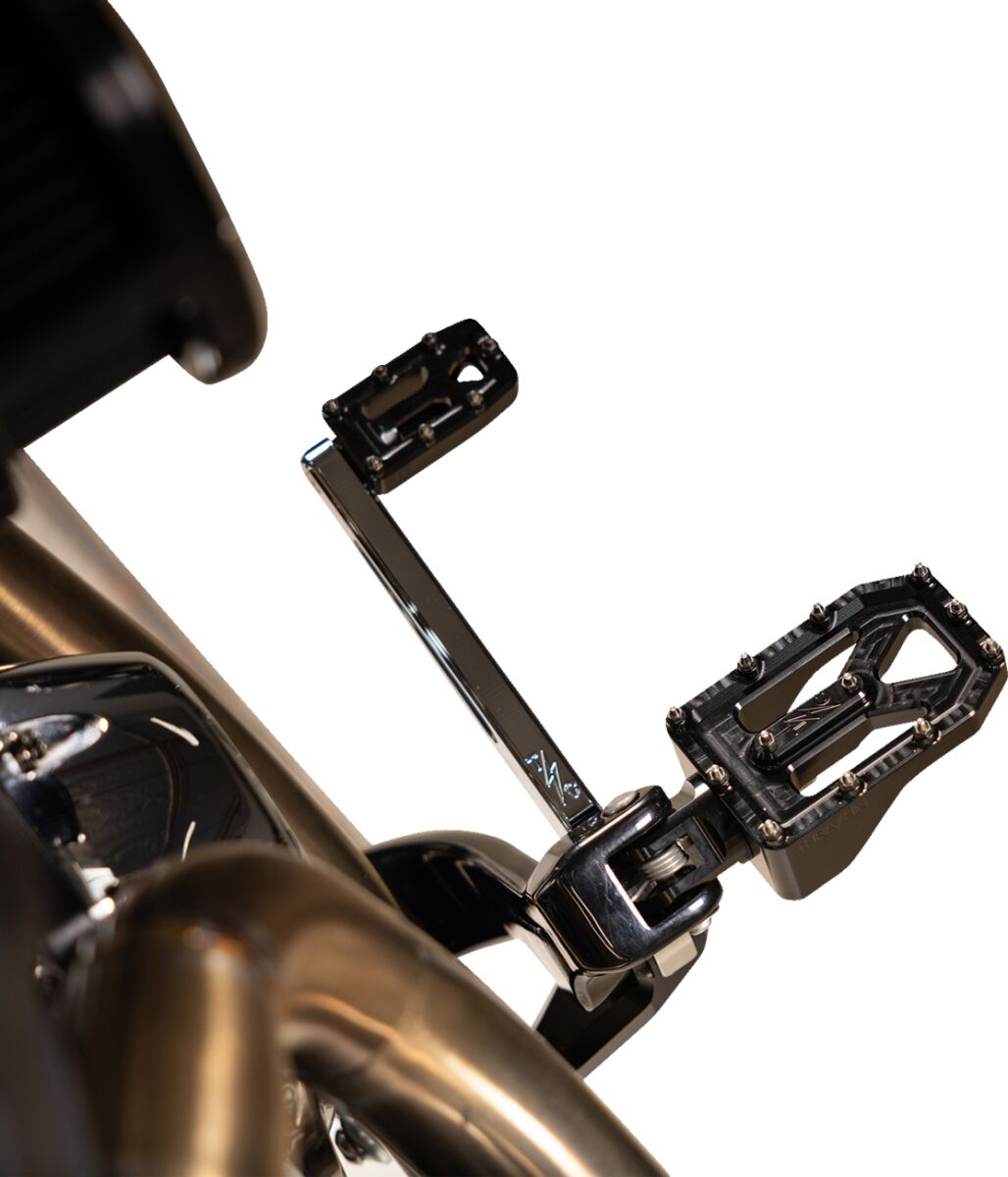 Thrashin Supply Co. Footpegs Aggressor Black FOOTPEGS + PARTS Thrashin Supply Co.