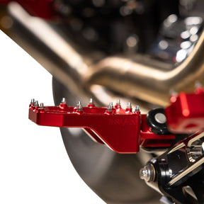 Thrashin Supply Co. Footpegs Aggressor Red FOOTPEGS + PARTS Thrashin Supply Co.