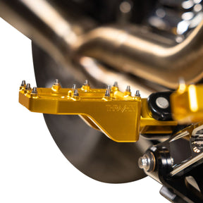 Thrashin Supply Co. Footpegs Aggressor Gold FOOTPEGS + PARTS Thrashin Supply Co.