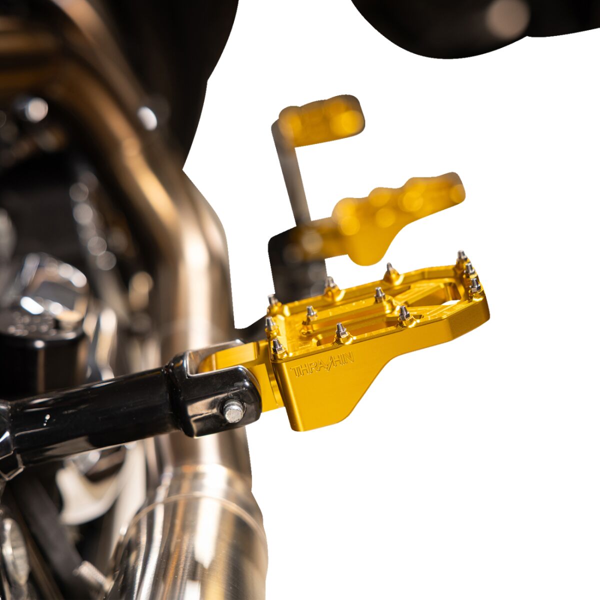Thrashin Supply Co. Footpegs Aggressor Gold FOOTPEGS + PARTS Thrashin Supply Co.
